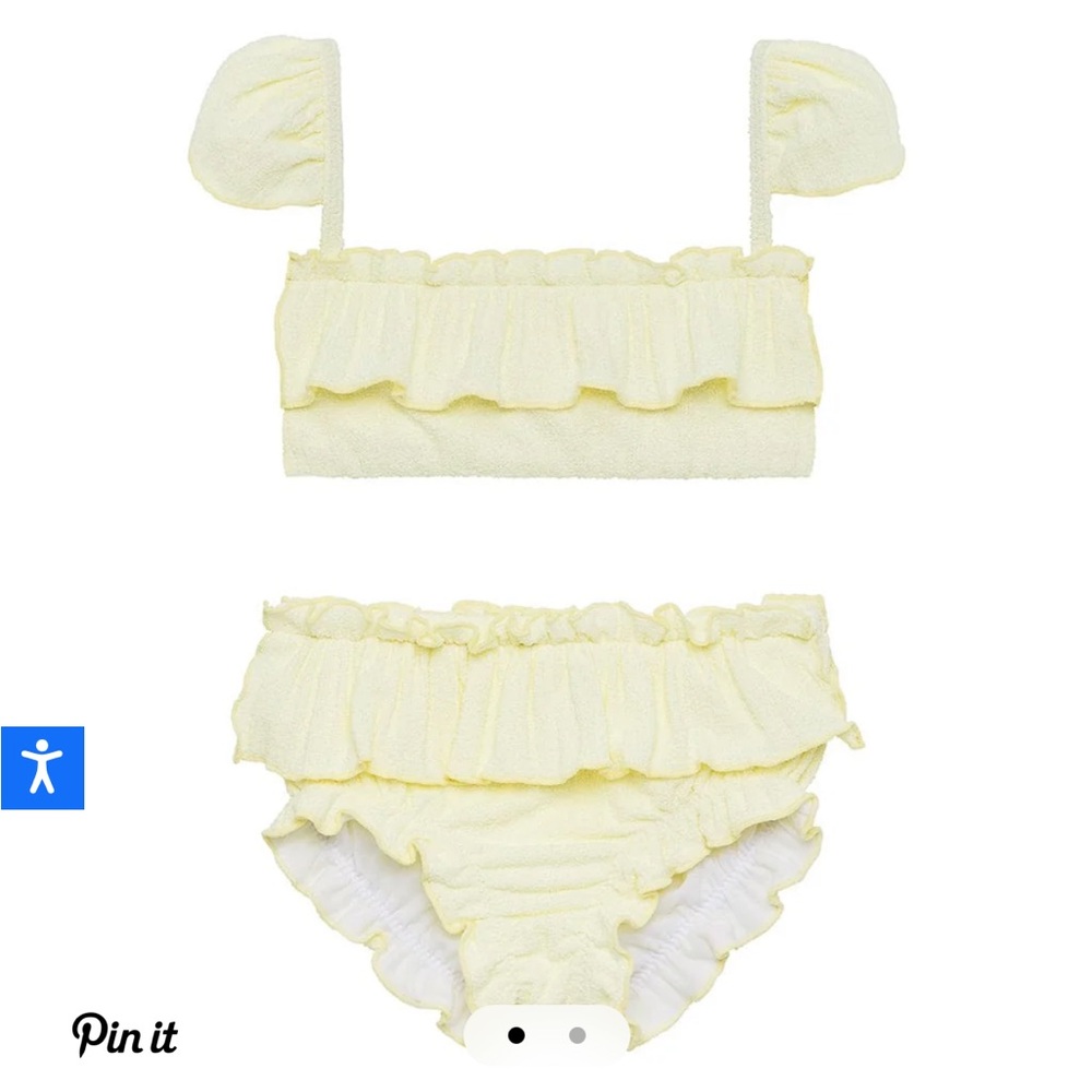 ISO Montce Buttercream rib mini cabana bikini set!!
